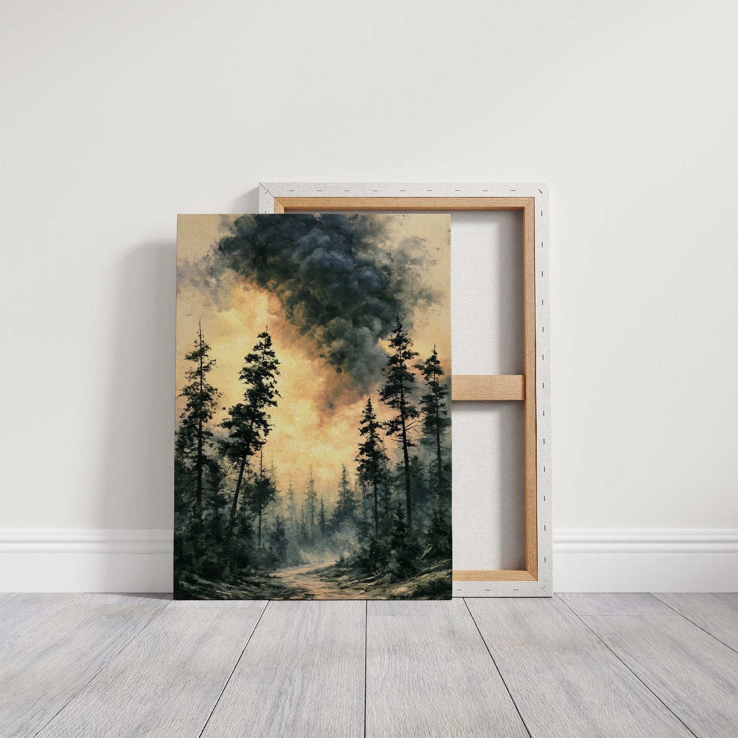Golden Path Through the Storm Pines