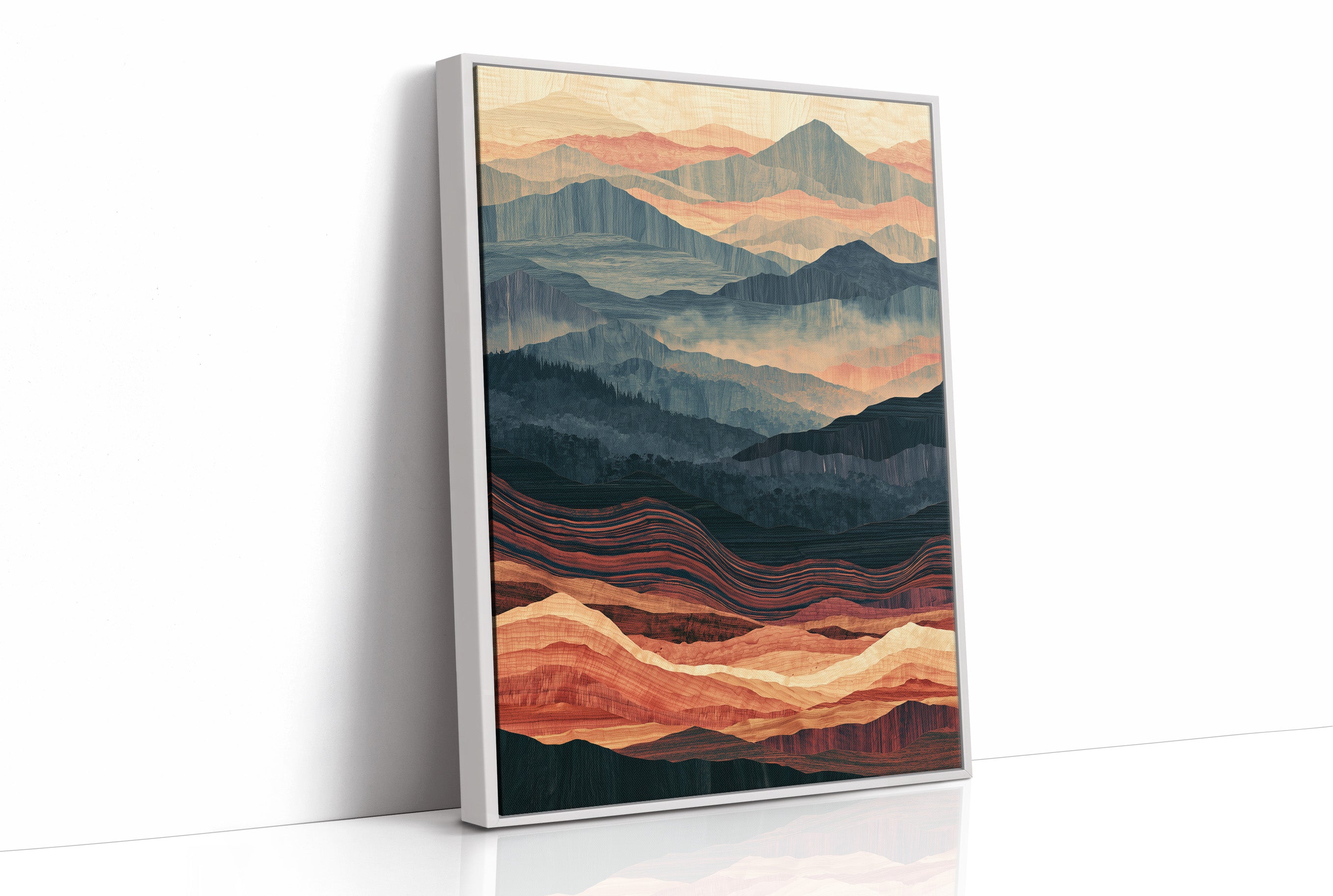 Dusk to Ember in Marquetry