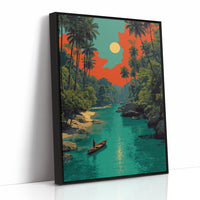 Palms Along the Turquoise Bend
