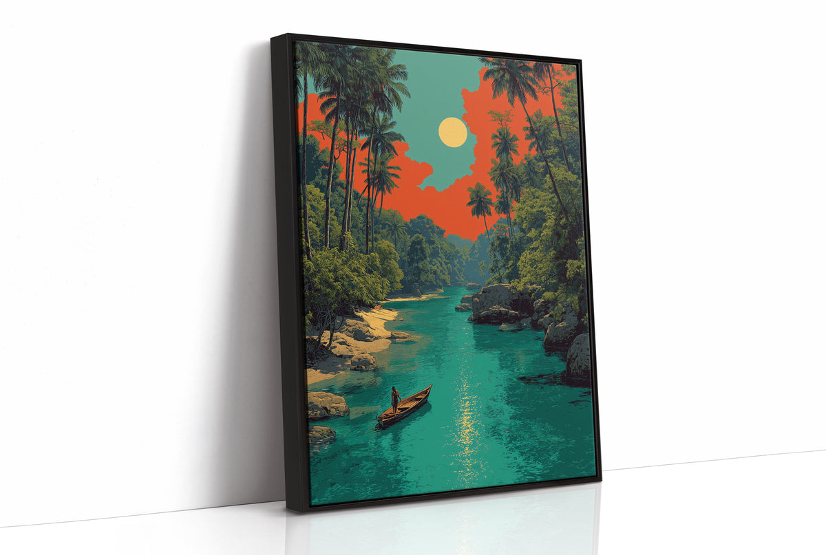 Palms Along the Turquoise Bend