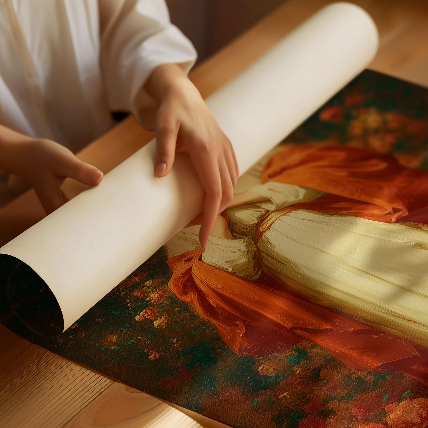 Sacred Roses Bloom In Winter