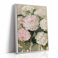 Hydrangeas in Blush and Cream