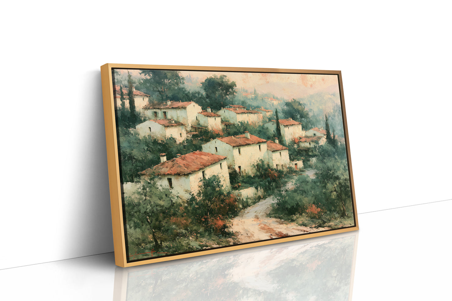 Tuscan Hillside, Terracotta Roofs