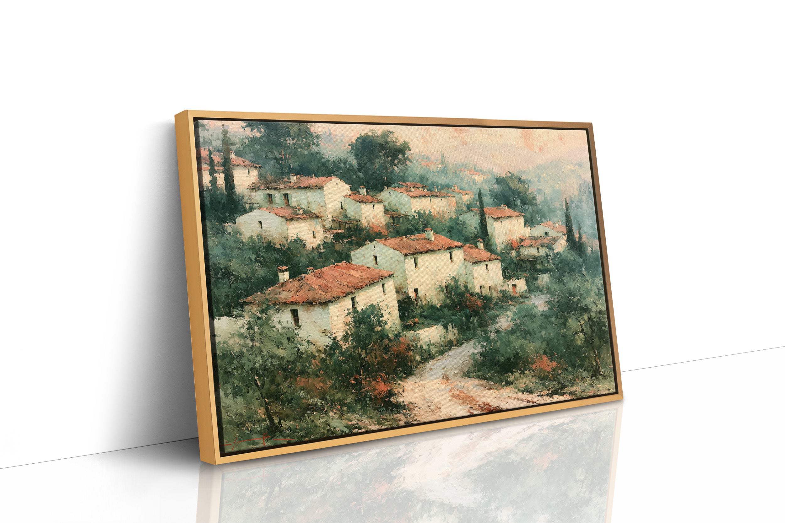 Tuscan Hillside, Terracotta Roofs
