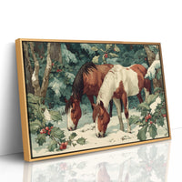 Grazing Through the Winter Woods