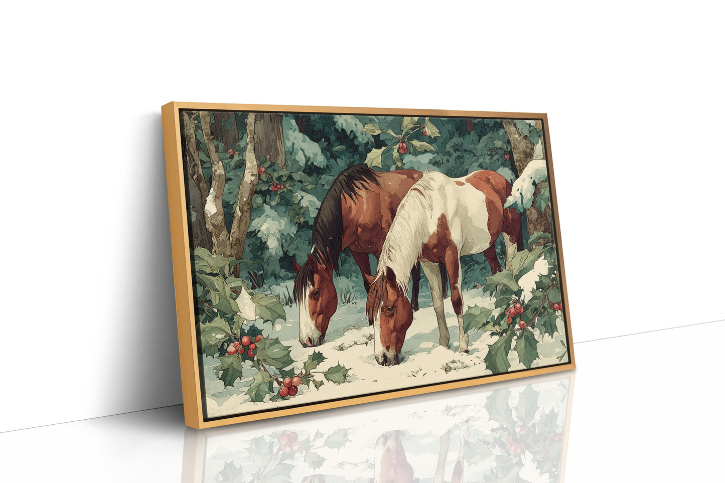 Grazing Through the Winter Woods