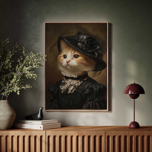 A Feline's Timeless Elegance