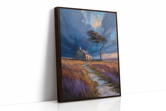 Storm Bends The Coastal Oak