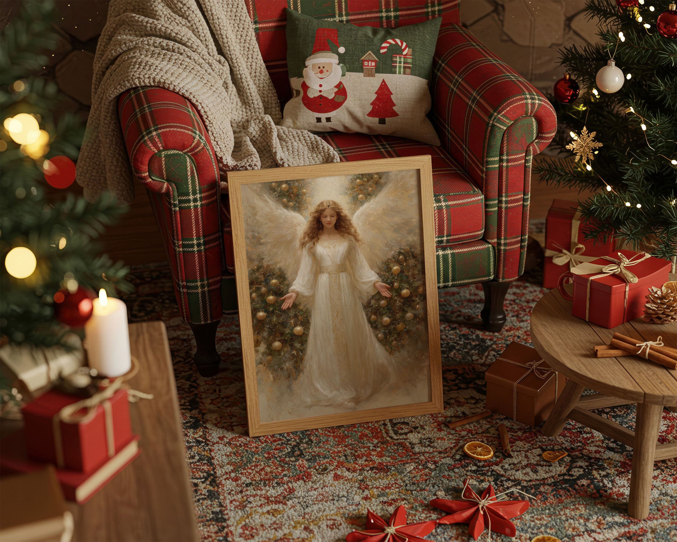 Golden Light Brings Christmas Peace