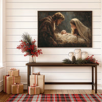 Sacred Light Fills Winter Night