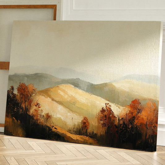 Autumn Hills Remember Golden Light