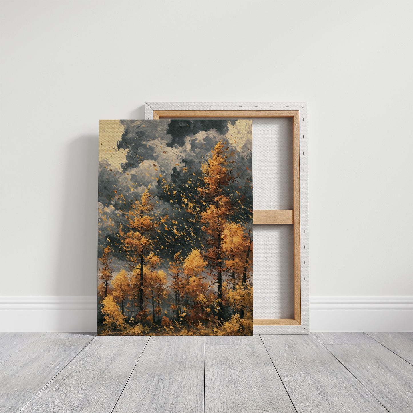 Gold Leaves on a Restless Wind