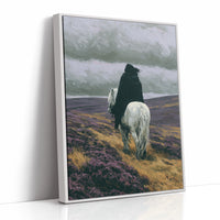 Rider on the Windswept Moor