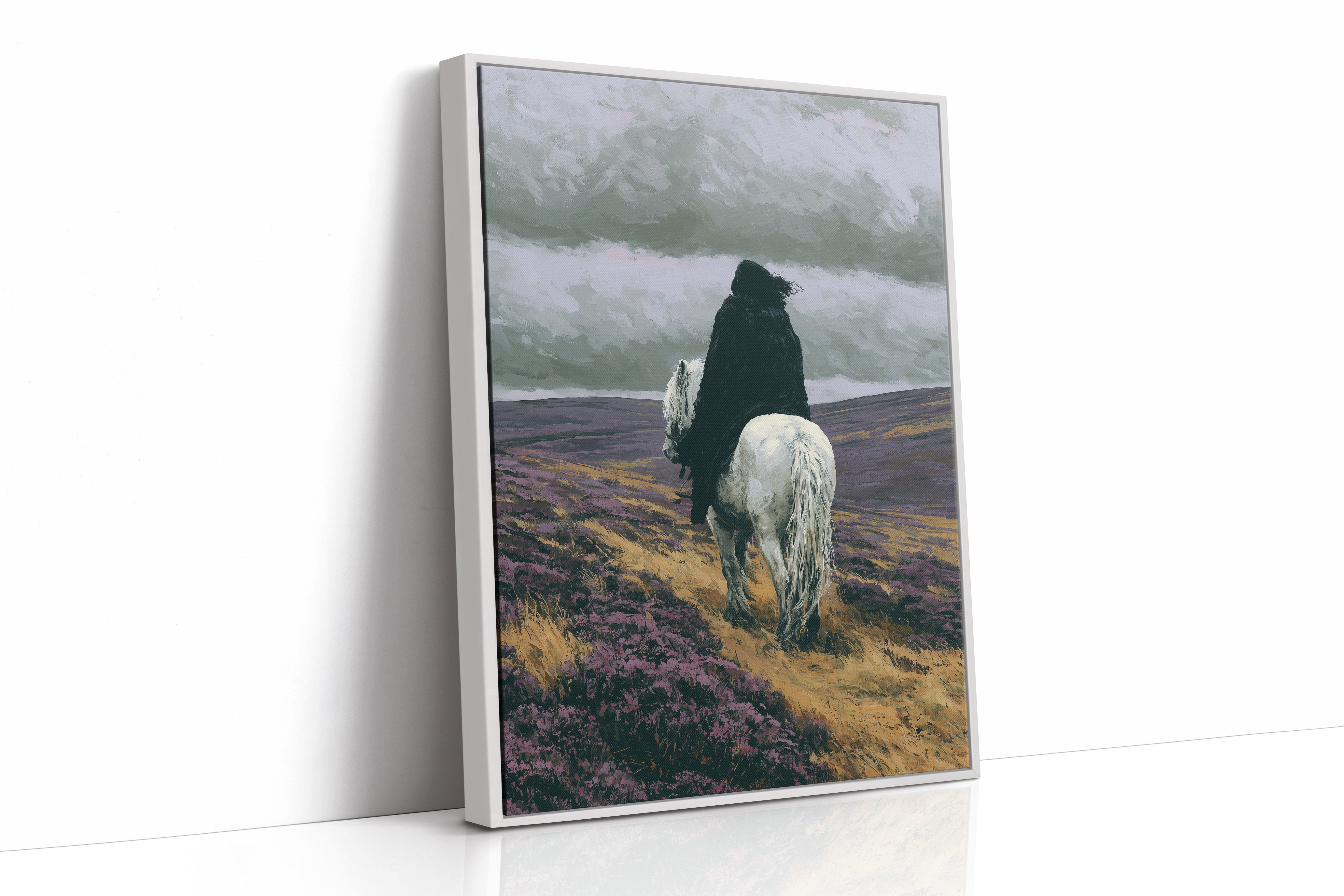 Rider on the Windswept Moor