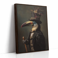 Noble Feathers In Victorian Attire