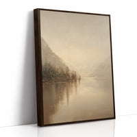 Mist Lingers Over Still Waters