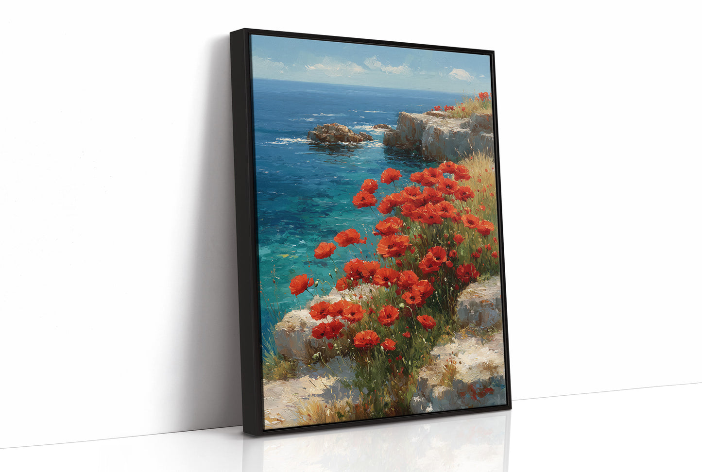 Poppies Above the Sea