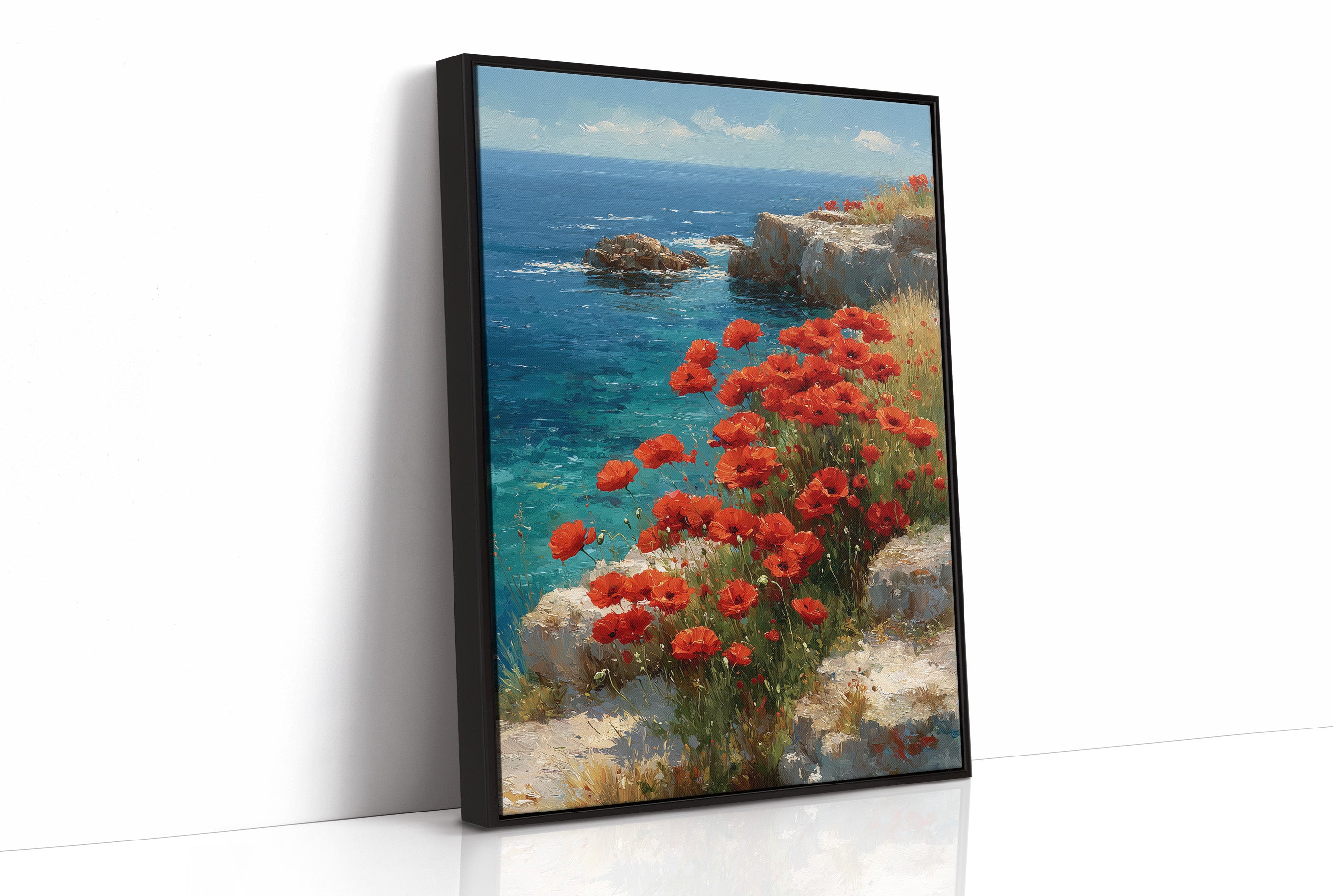 Poppies Above the Sea