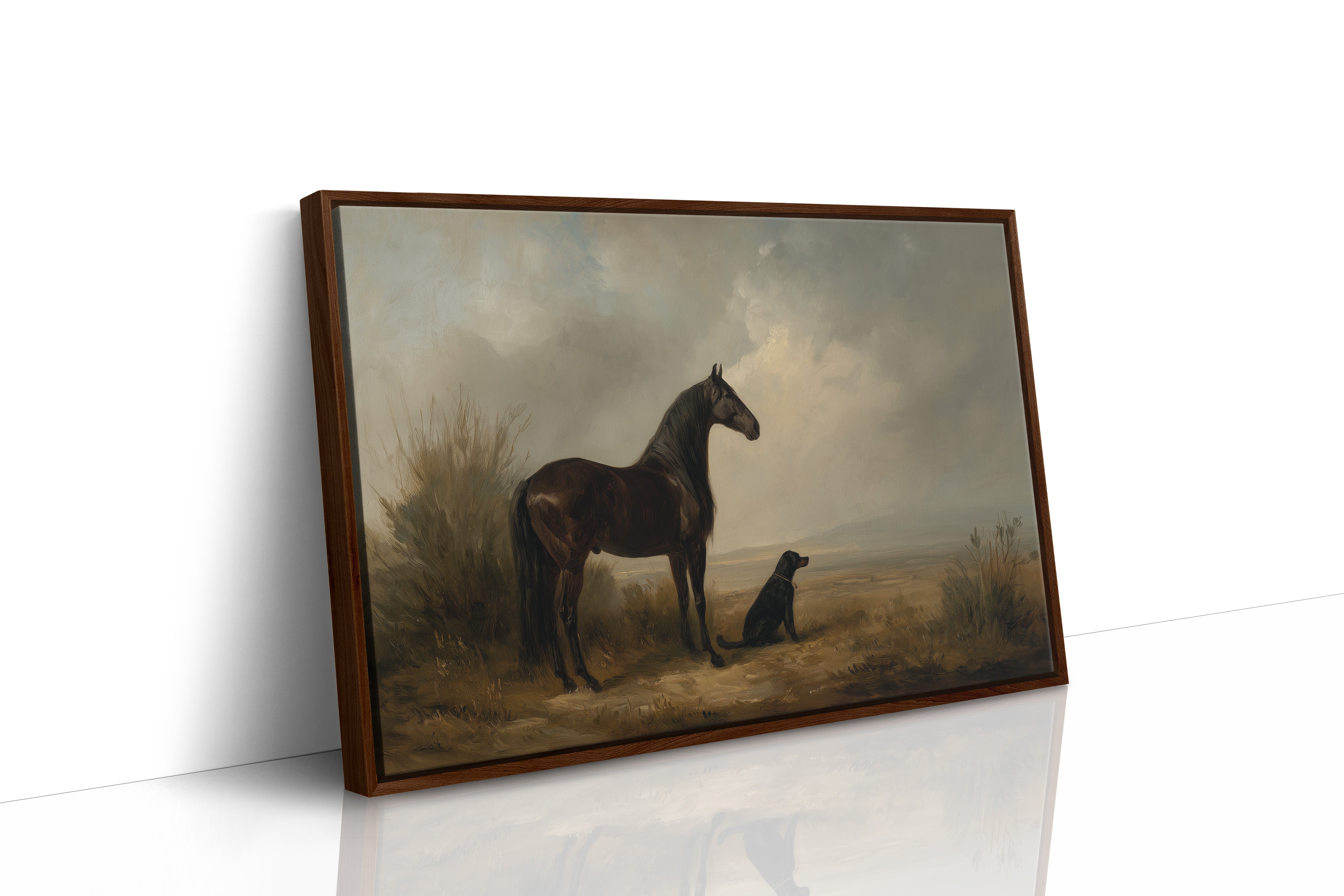 Noble Steed Shares Dawn With Friend