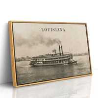 Louisiana Steamboat Voyage Print