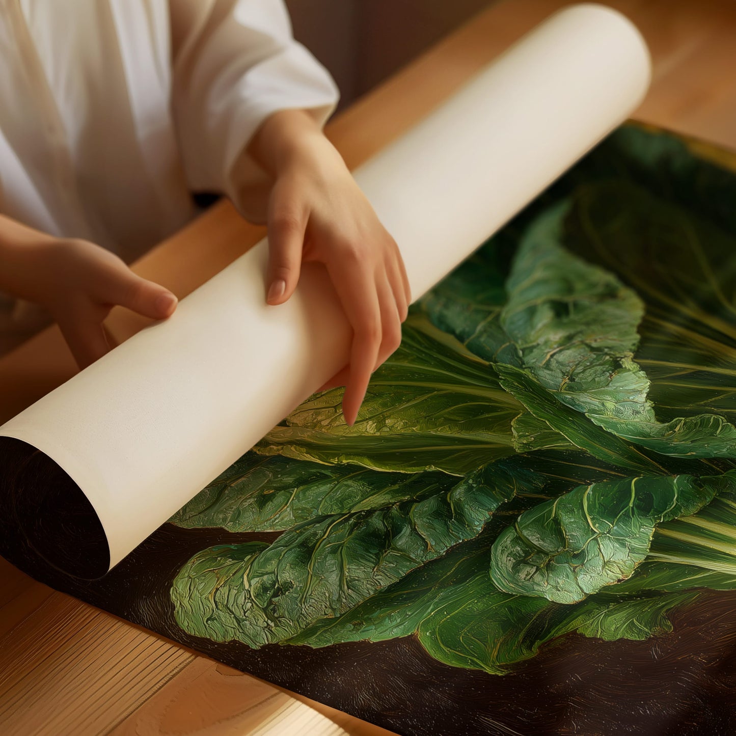 Bok Choy in the Old Master Tradition