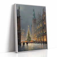 Winter Lights Dance Through Old Town