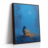 Fireflies Dance At Twilight's Edge