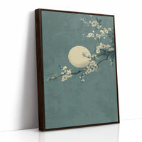 Cherry Blossoms Dance Under Moonlight