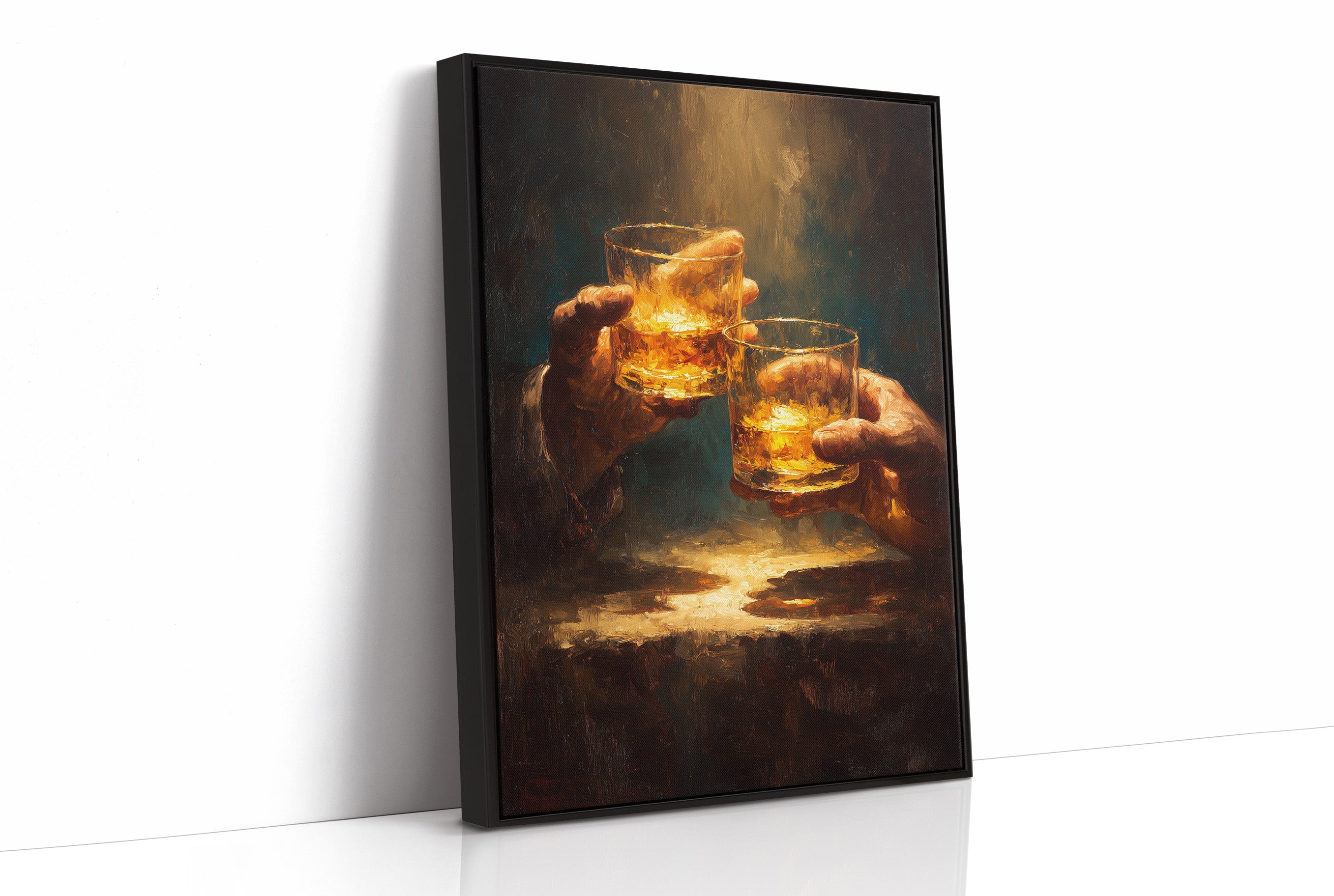 A Toast in Golden Light
