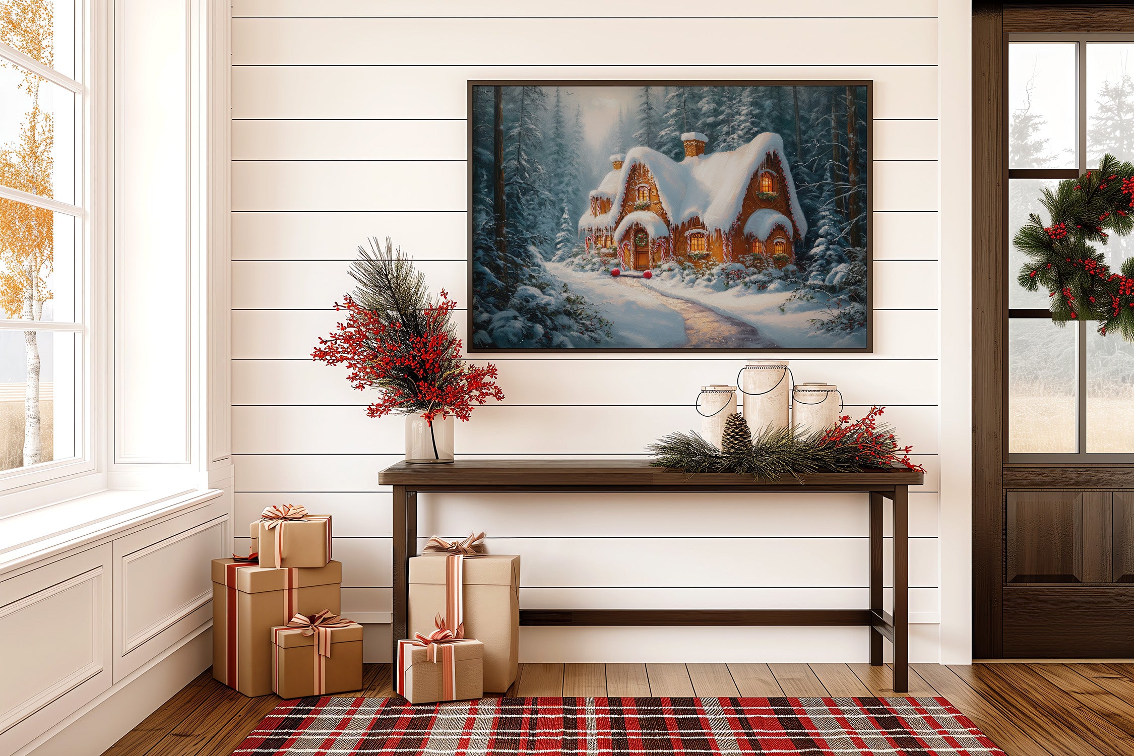 Gingerbread Dreams In Winter Woods