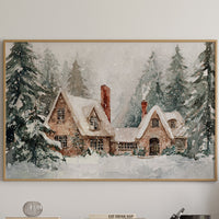 Nestled Beneath Winter's Gaze