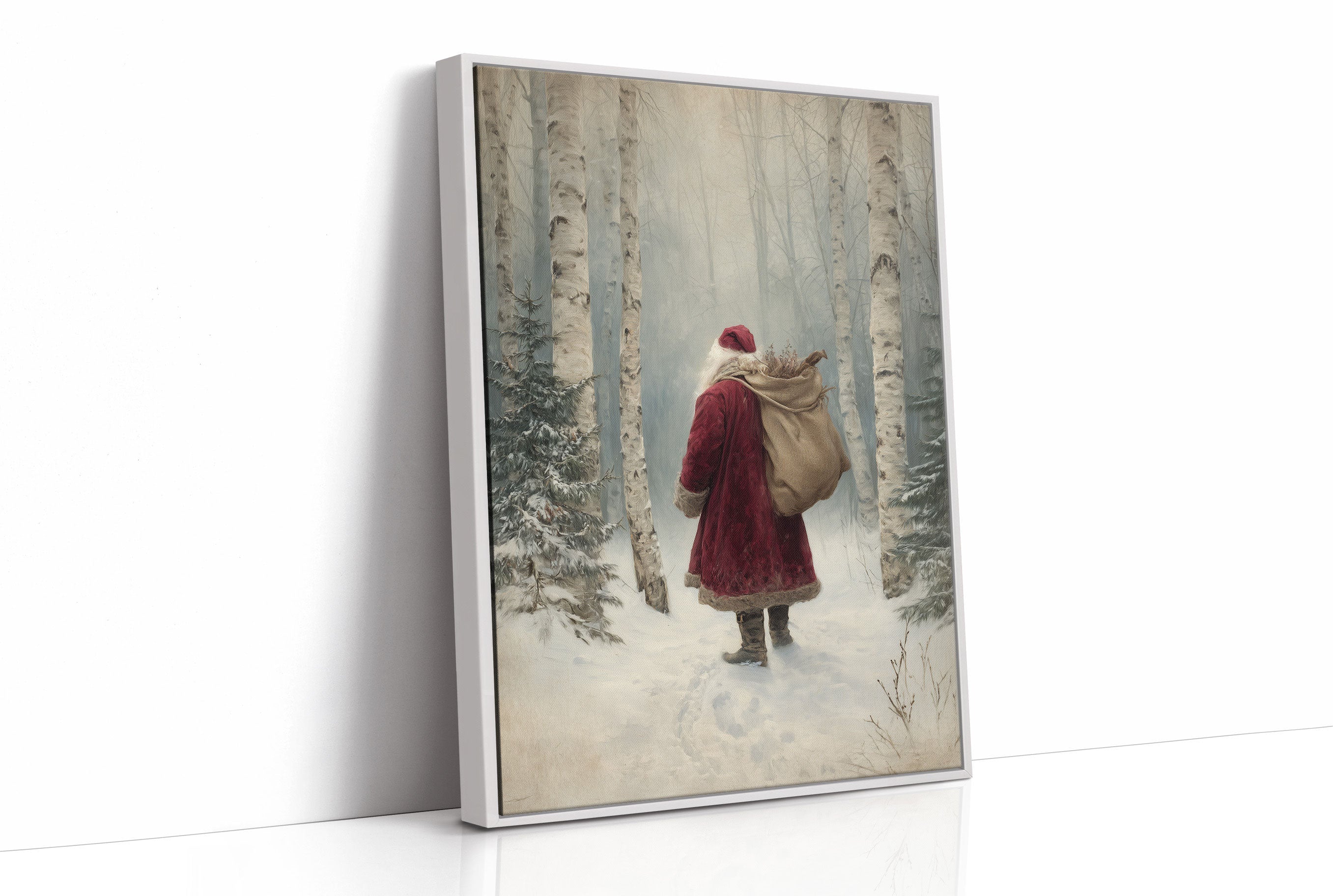 Through Birch Woods On Christmas Eve