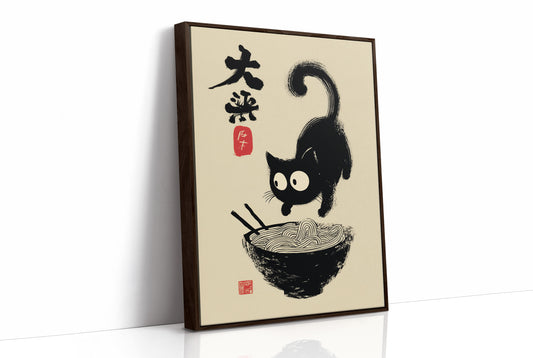 Curious Kitten Discovers Noodle Magic