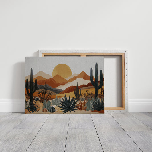 Agave Blooms Meet Desert Dawn