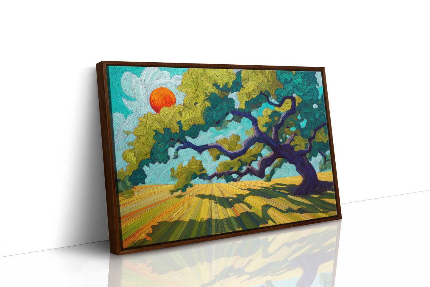 Ancient Oak Dances With Sunlight