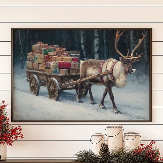 Snow Path Leads To Magic Night