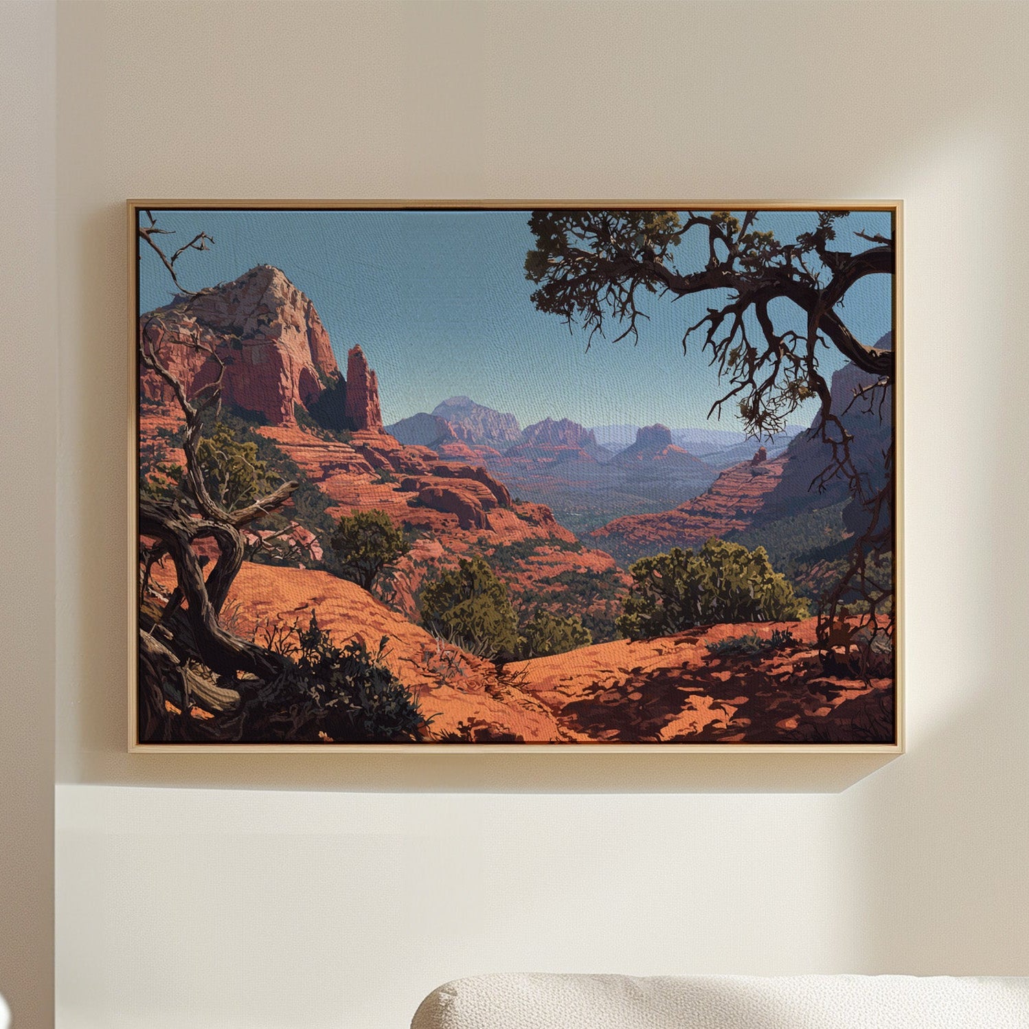 Twisted Juniper Frames Desert Peaks