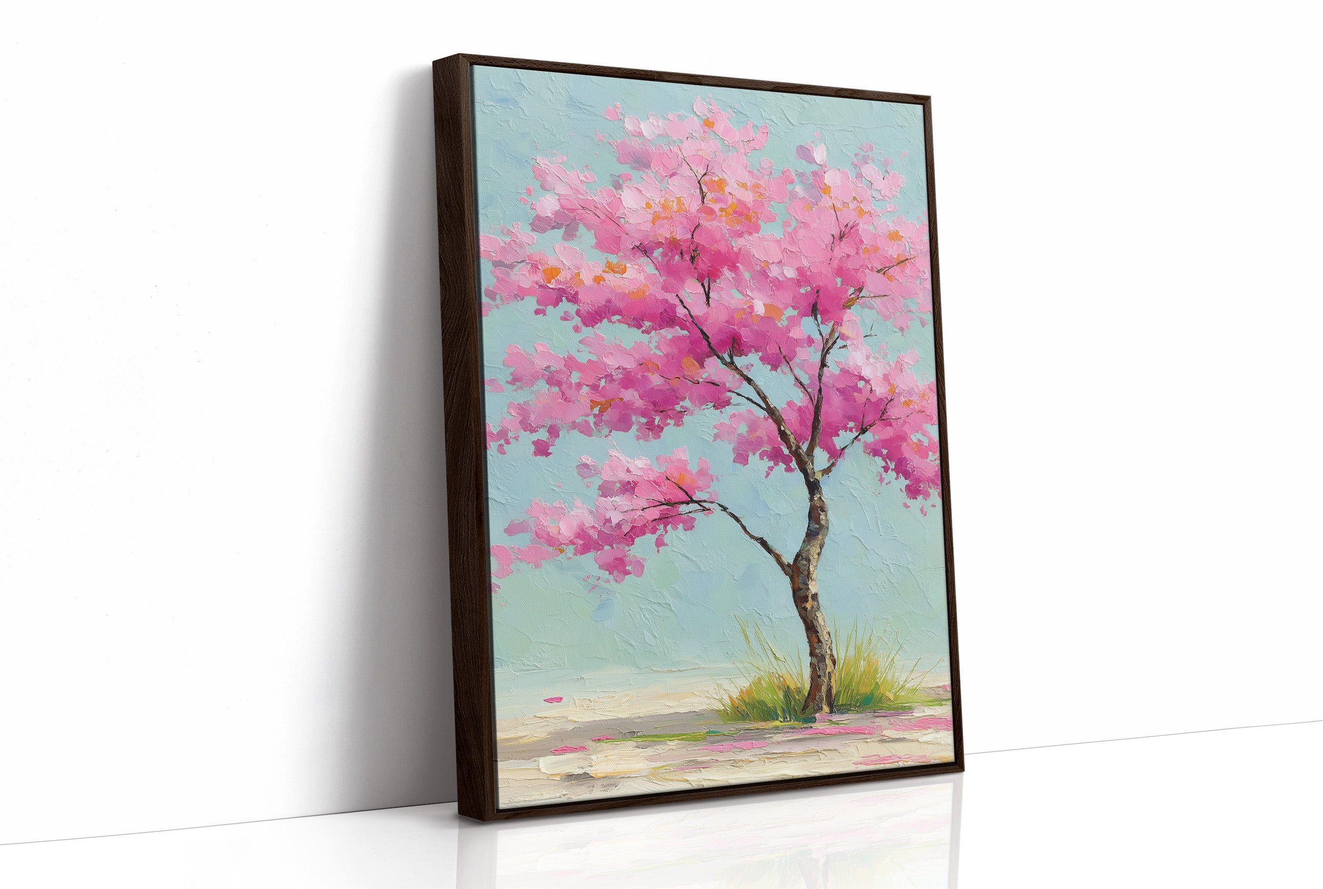 Cherry Blossoms Dance In Spring Wind