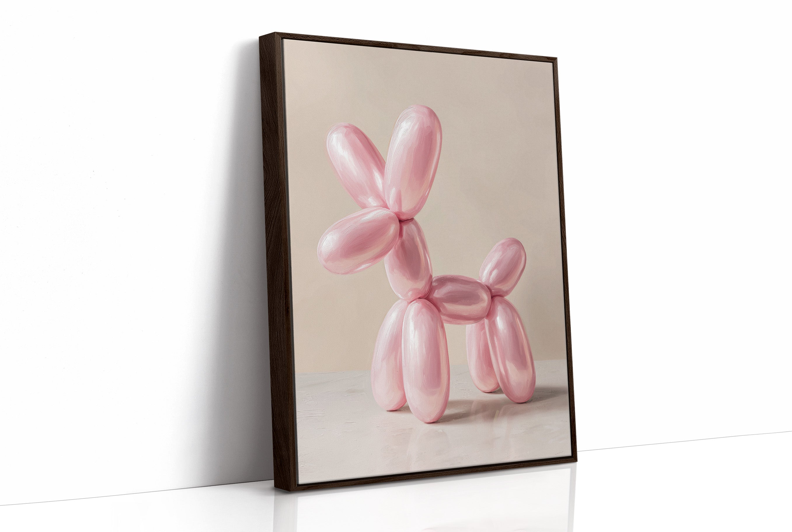 Pink Balloon Pup, Frozen Shine