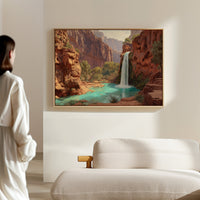 Turquoise Waters Meet Desert Walls