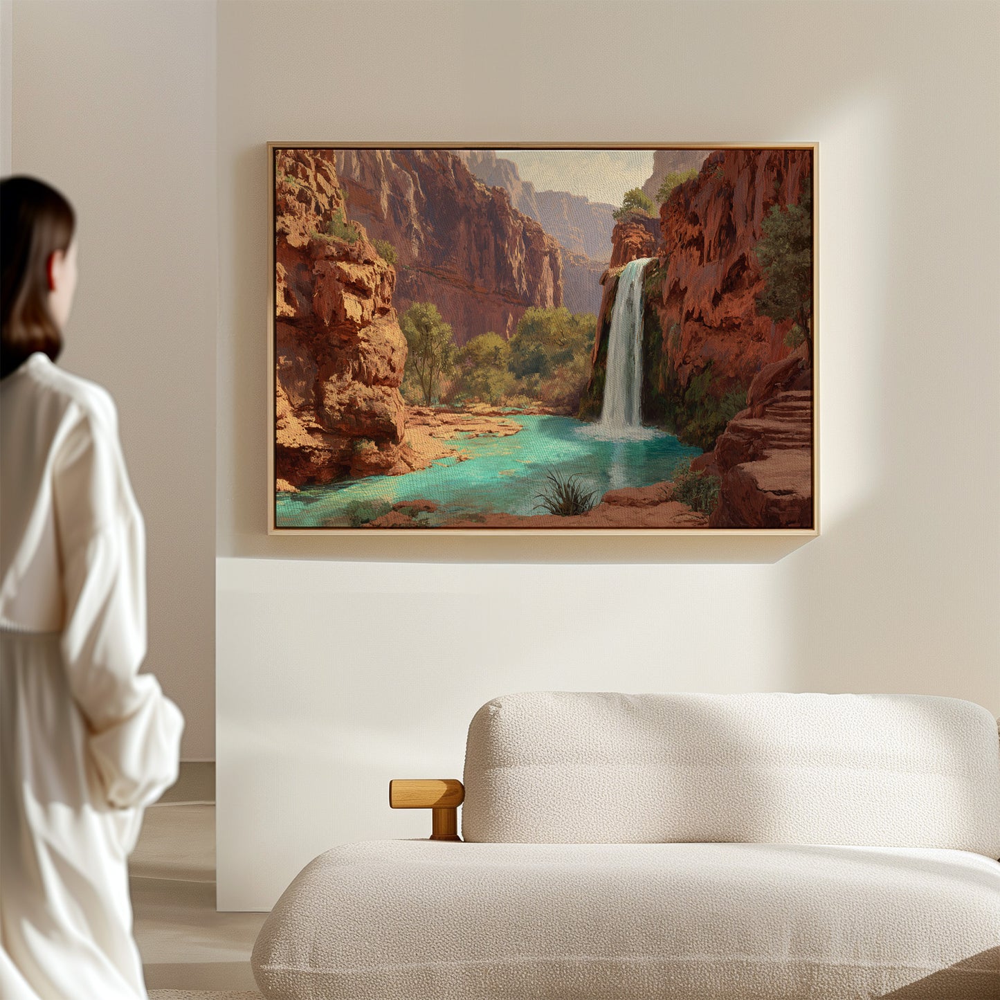 Turquoise Waters Meet Desert Walls