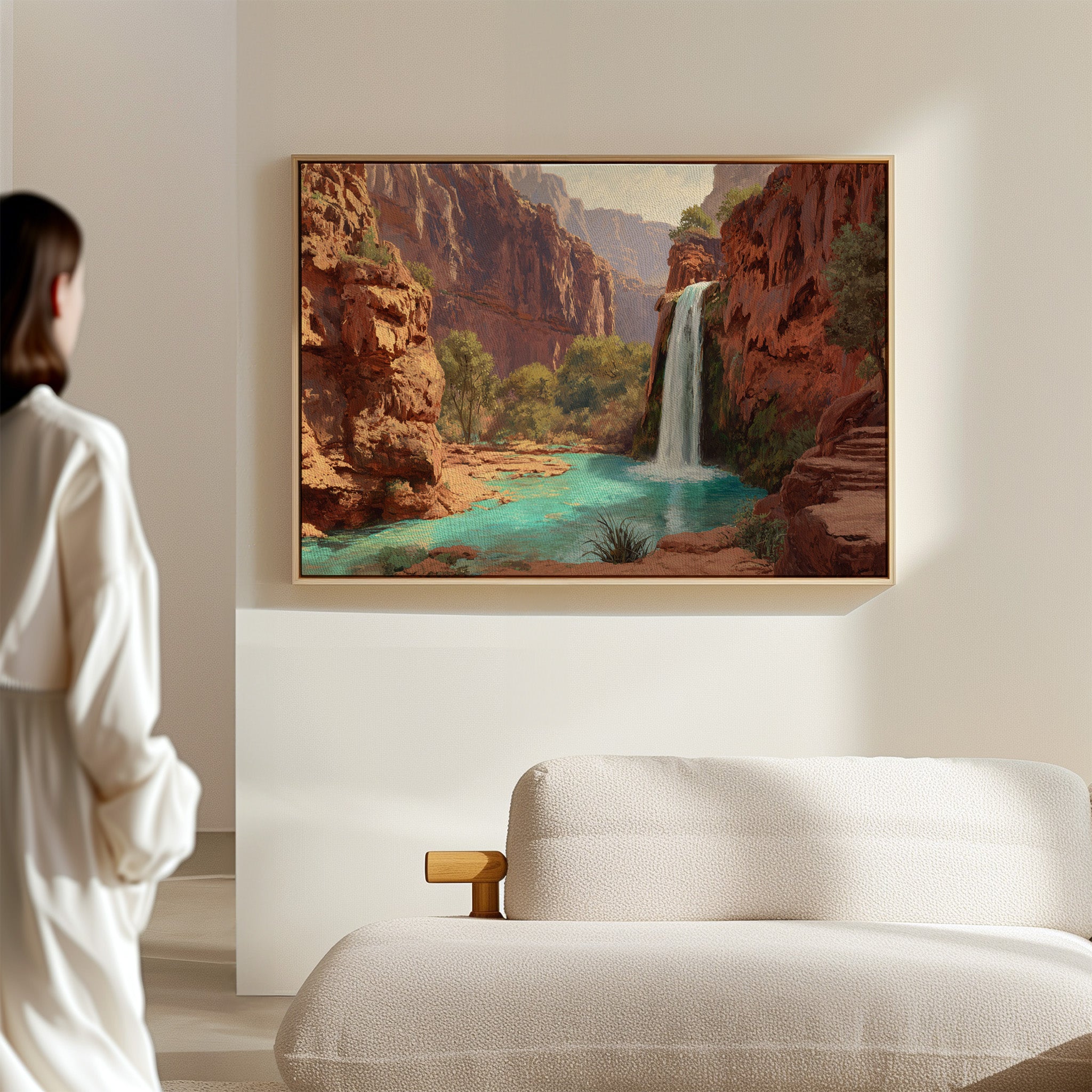 Turquoise Waters Meet Desert Walls