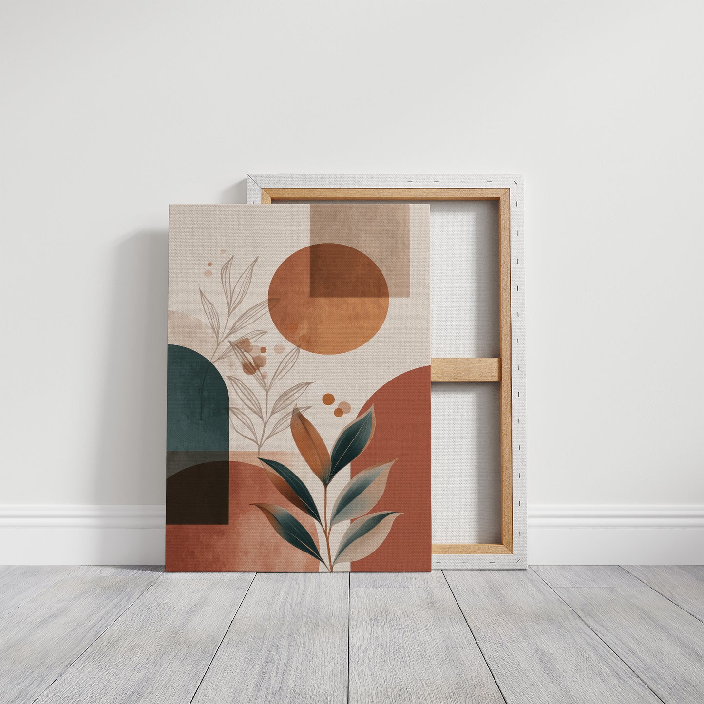 Terracotta Dreams in Abstract Harmony