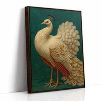 Regal Peacock In Emerald Court