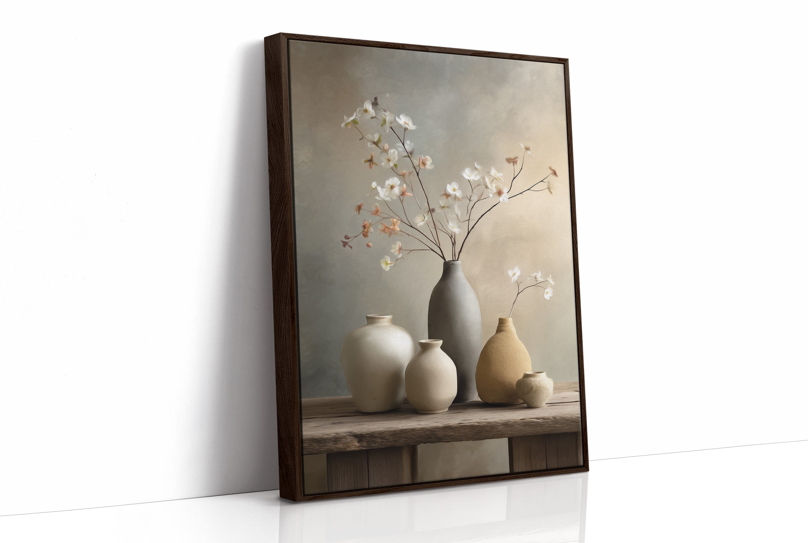 Delicate Blossoms Meet Modern Lines