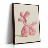 Balloon Pup, Etched in Pink