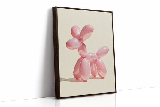 Balloon Pup, Etched in Pink