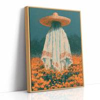 Figure in the Marigold Field