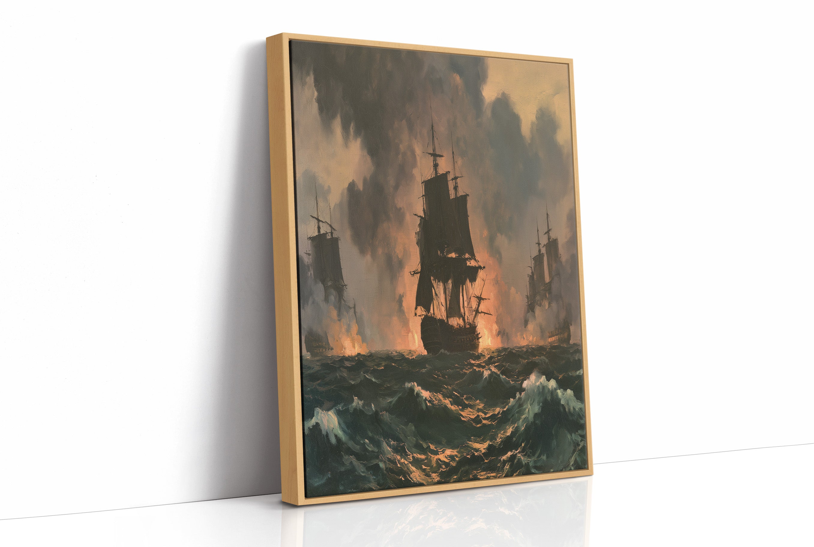 Ghost Fleet On Burning Seas