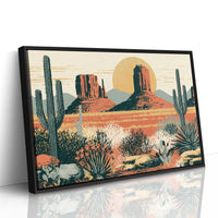 Desert Buttes at Golden Hour